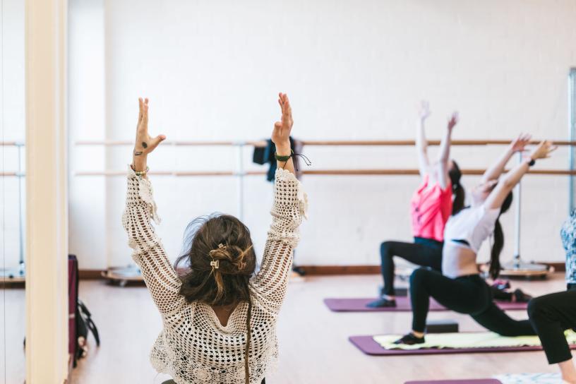 Tofsportdag  vrouwen initiatie yoga