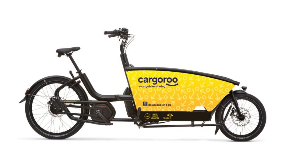 Elektrische deelbakfiets van Cargoroo