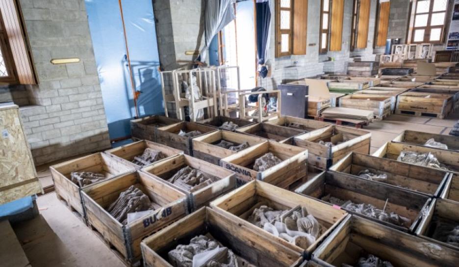 Renovatie stadhuis beeldenzolder