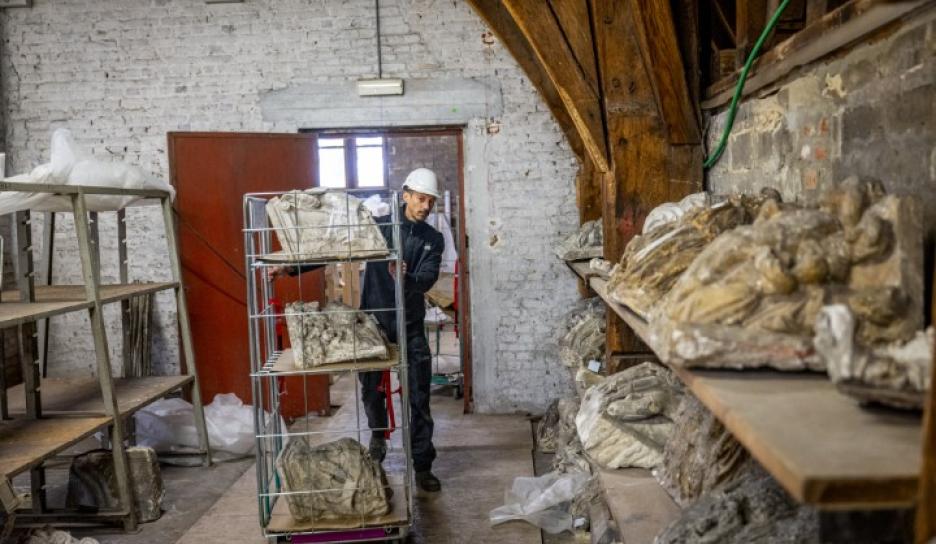 Renovatie stadhuis beeldenzolder