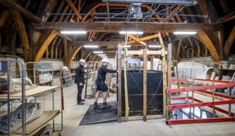 Renovatie stadhuis beeldenzolder