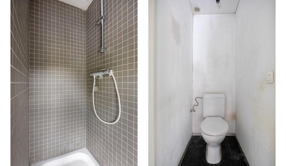 Fonteinstraat 5, toilet en douche